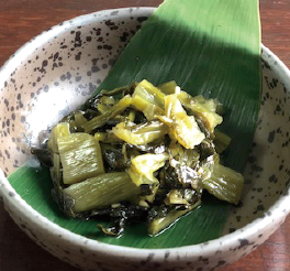 土屋味噌醤油醸造場 野沢菜油いため