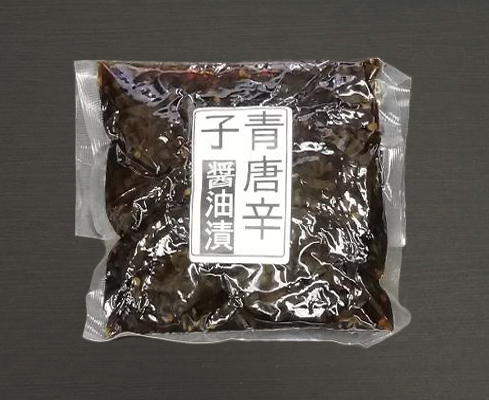 青唐辛子醤油漬